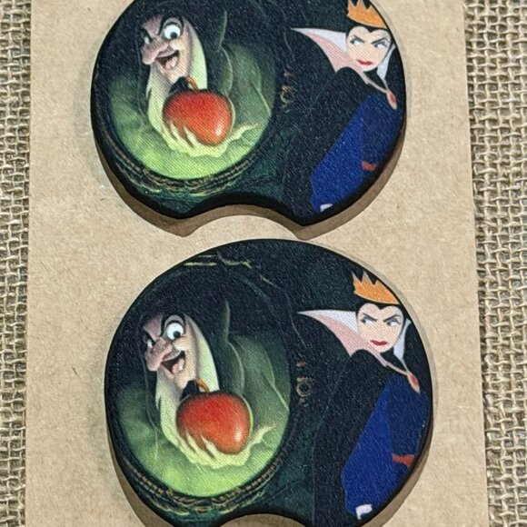 Evil Queen - Sublimation Neoprene Car Coasters - Picture 1 of 3